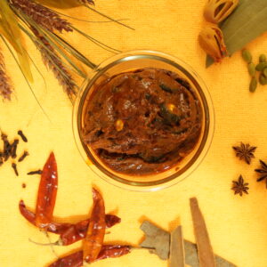 Home bitter gourd pickle (kakarakaya)