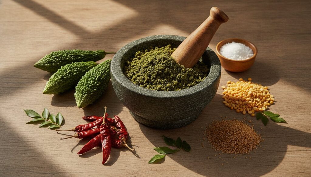 Buy Kakarakaya Podi Online: Authentic Nellore Bitter Gourd Powder
